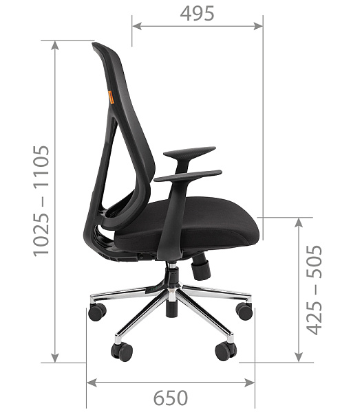 картинка Офисное кресло CHAIRMAN CH588 без подголовника