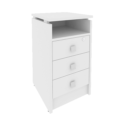 Тумба приставная 3 ящика по глубине 45 см Стайл (STYLE) Л.ТП-4