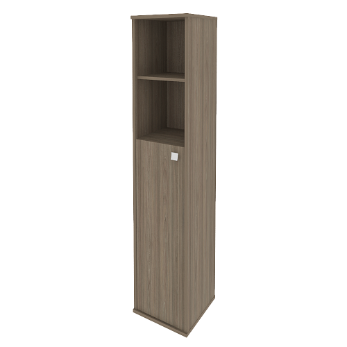 Шкаф узкий высокий комбинированный с средней дв. левый Стайл (STYLE) Л.СУ-1.6Л