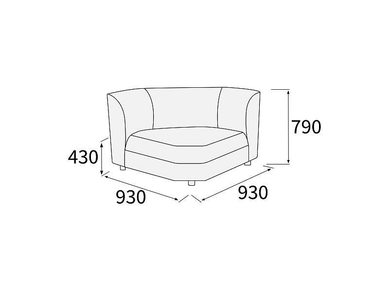 картинка Модуль угловой Омега У90