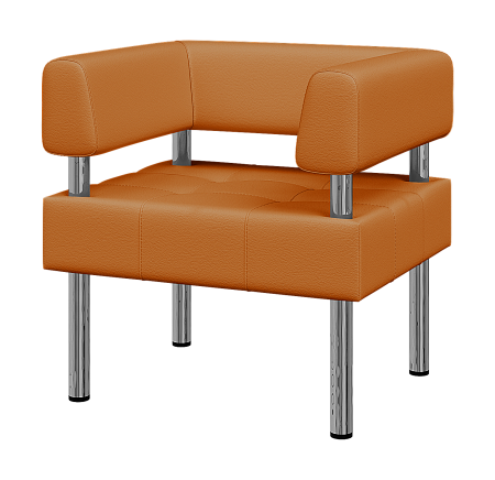 Офисный диван одноместный Бизнес Bu1-2