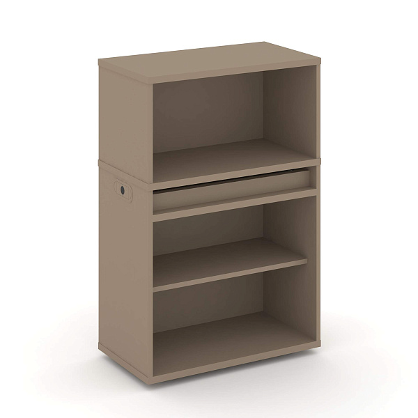 картинка Тумба одиночная с надставкой низкой Estetica ES.NB.1N-1