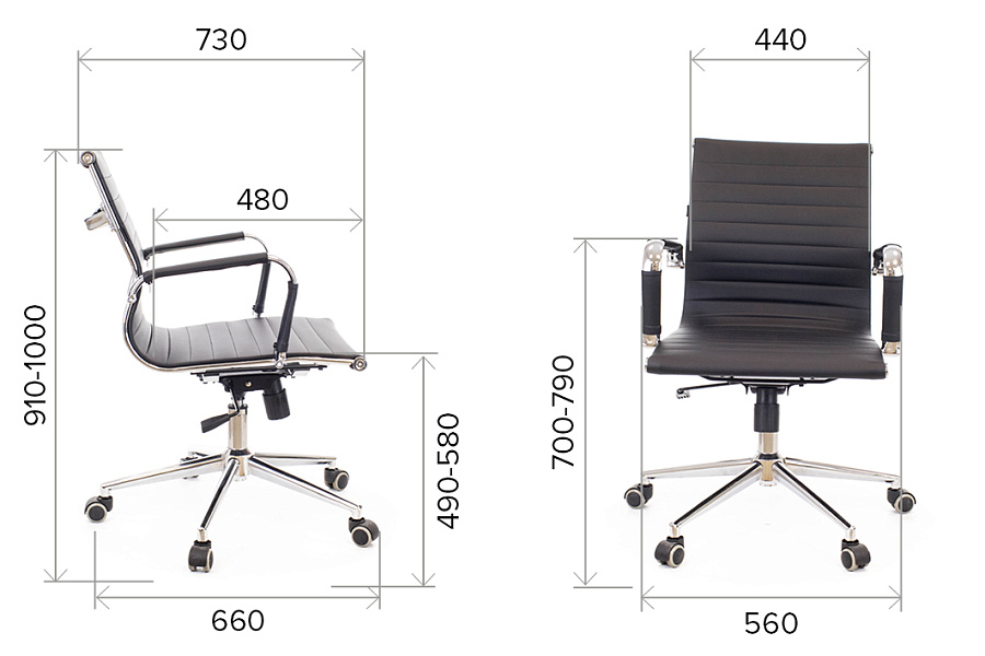 фото Кресло Everprof Leo Black T Экокожа