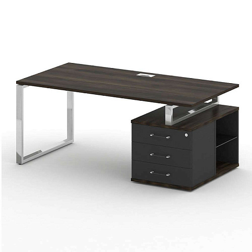 Стол руководителя с опорной тумбой , правый 180x90 см Шифт (SHIFT) SK.SRT-180 (R)