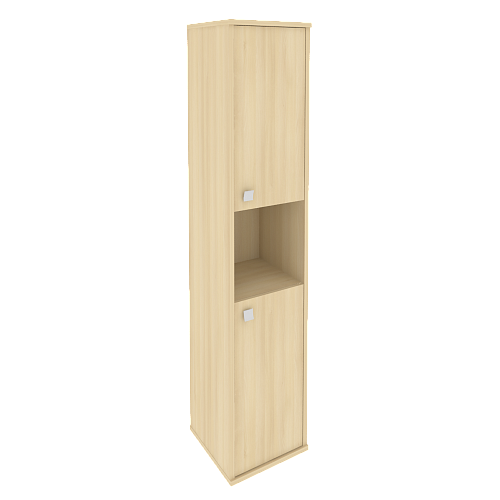 Шкаф офисный узкий высокий 2 дв. с нишей правый Стайл (STYLE) Л.СУ-1.5Пр