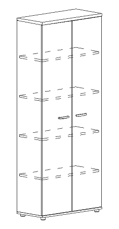 Шкаф для документов закрытый Albero А4 9372