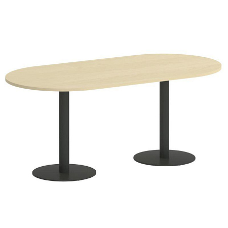 Стол для переговоров овальный Riva А.СПРГ-3 1800*900*750