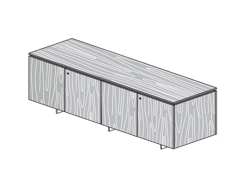 картинка Тумба для оргтехники AR.TU AMSOL