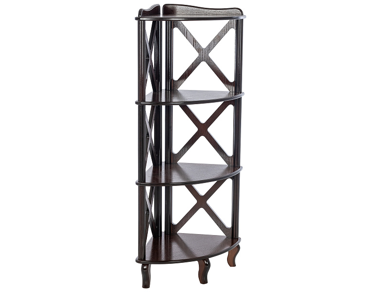 картинка Этажерка-стеллаж угловая Джульетта-3