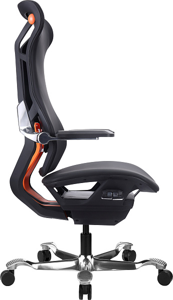 фото Эргономичное кресло Everprof Atom Black Экокожа