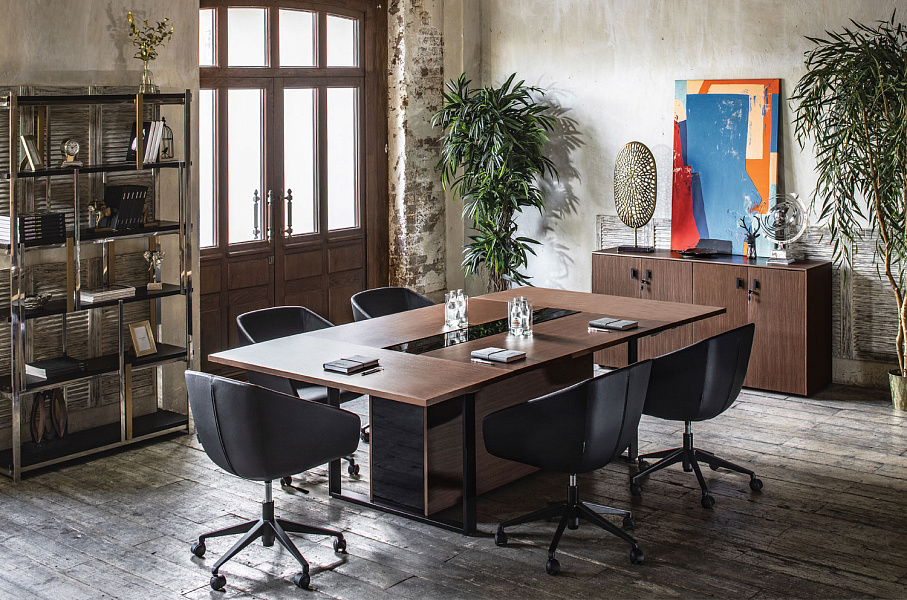 картинка Кабинет руководителя Exe орех/дуб