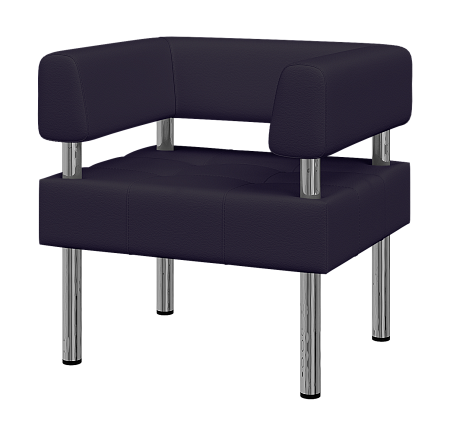 Офисный диван одноместный Бизнес Bu1-2