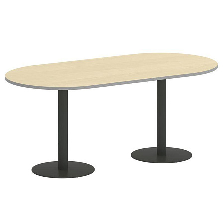 Стол для переговоров овальный Riva А.СПРГ-3 1800*900*750