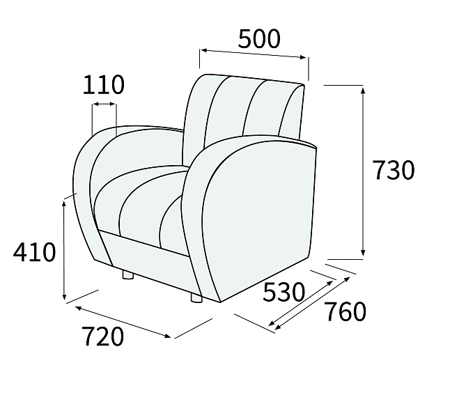 фото Кресло Альфа-люкс Кр
