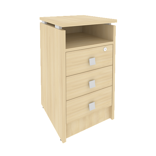 Тумба приставная 3 ящика по глубине 45 см Стайл (STYLE) Л.ТП-4