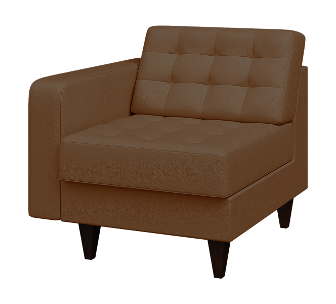 фото Секция 1-местная с правым подлокотником Космо Kos1R