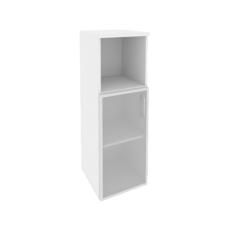 Шкаф средний узкий левый (1 низкий фасад стекло в раме) Оникс (ONIX) O.SU-2.2R(L)