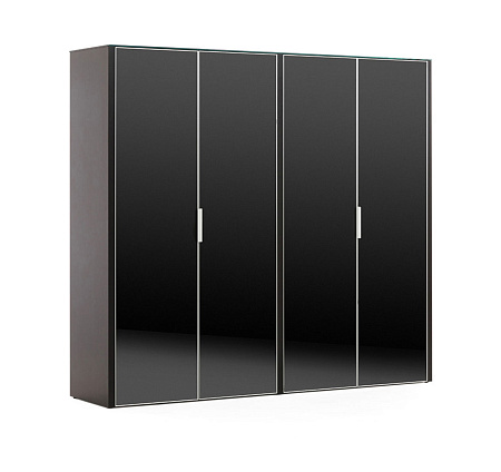 Каркас шкаф высокий, 4дв GALA LIB4/899 BLACK GLASS