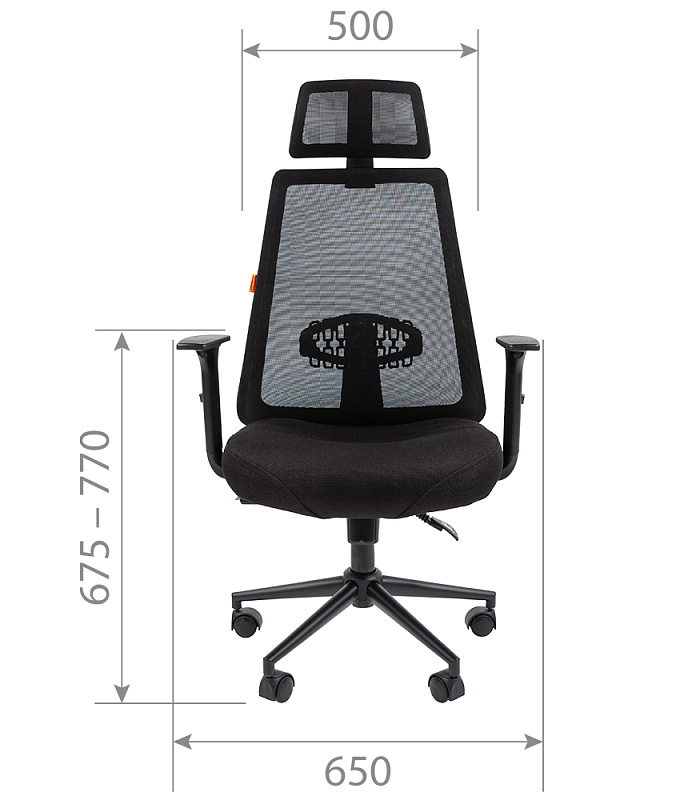 картинка Офисное кресло CHAIRMAN 535 BLACK