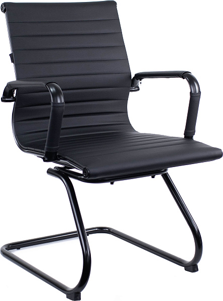 фото Кресло Everprof Leo Black CF Экокожа