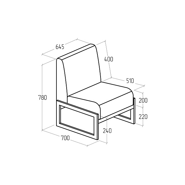 картинка Диван Everprof Solo одноместный EV-SL-01