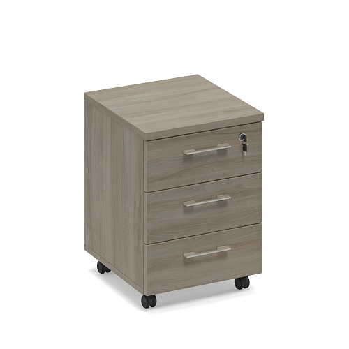 Тумба выкатная 3-ящичная с замком (топ ДСП) Time МР 204 МП/ВЛ