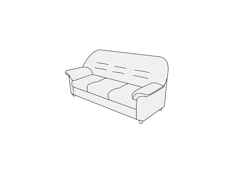 картинка Диван 3-х местный Премьер Д3