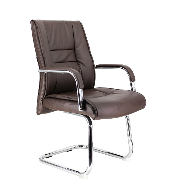 фото Кресло для посетителей Everprof Kent (Кент) CF Экокожа