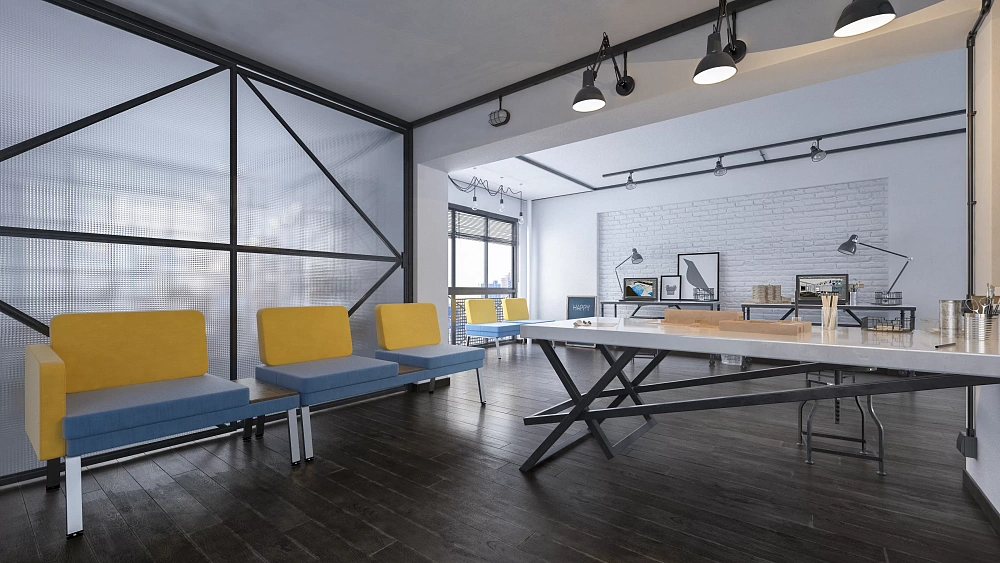 фото Модульный офисный диван Bench