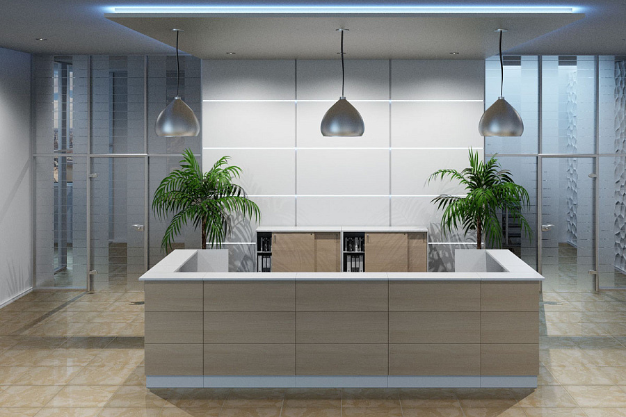 фото Стойка ресепшн Steel