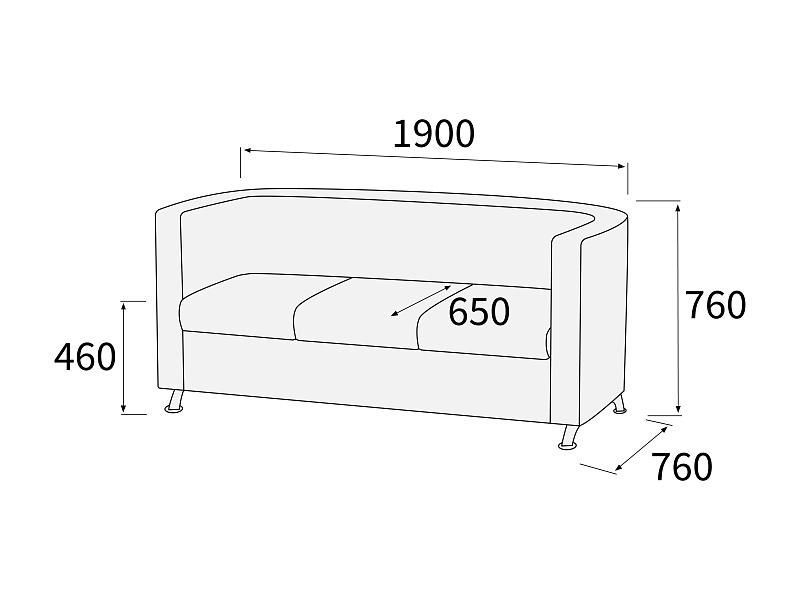 картинка Диван 3-х местный Вита Д3