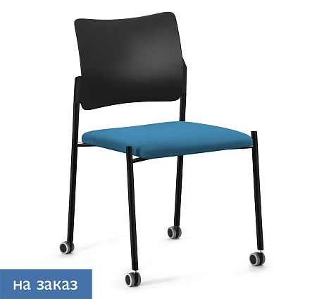Кресло на ч.колес, б/под PINKO Pinko plastic cast black