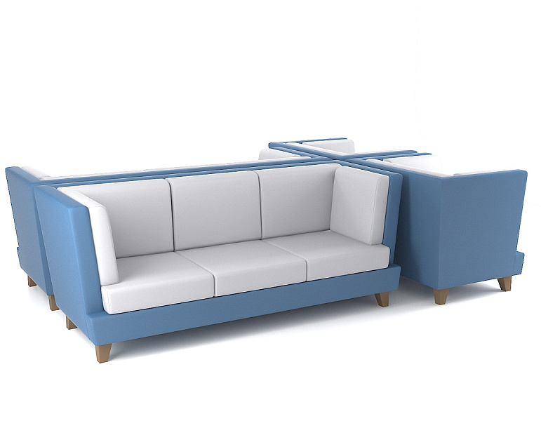 фото Модульный офисный диван Fjord