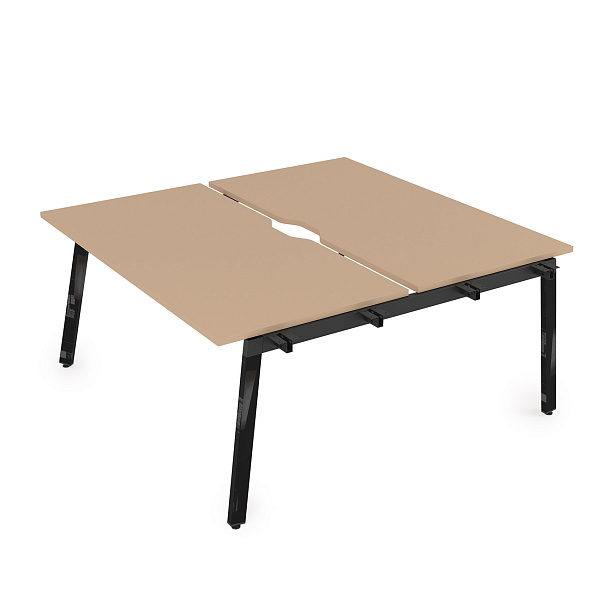 картинка Стол системы Бенч, сдвоенный, на 2 рабочих места - начальный ARREDO 10БДНВ.285