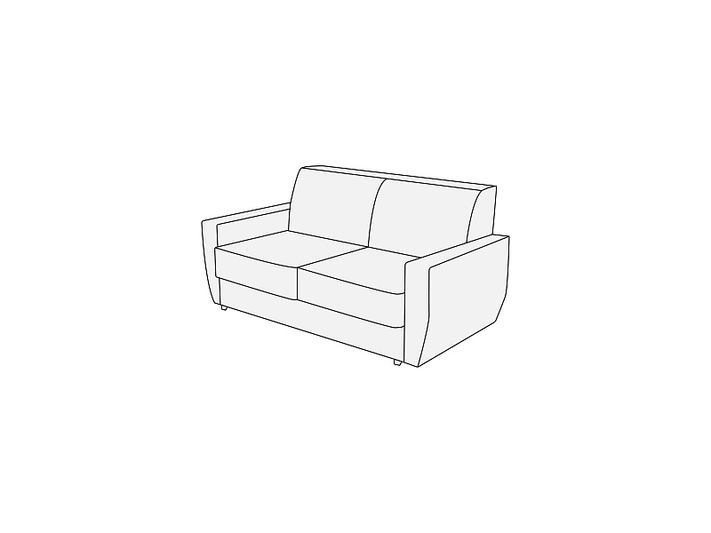 картинка Диван 2-х местный Омега Д2