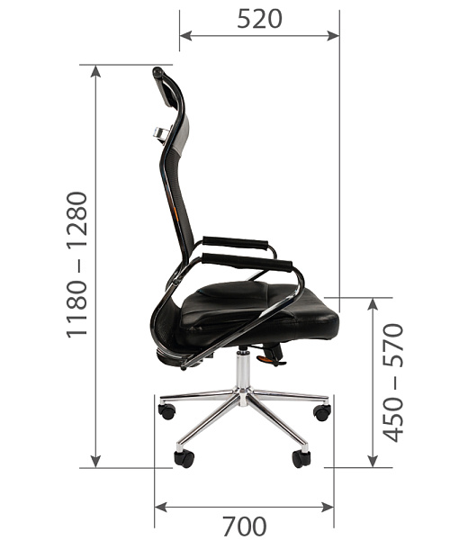 фото Офисное кресло CHAIRMAN 700 сетка