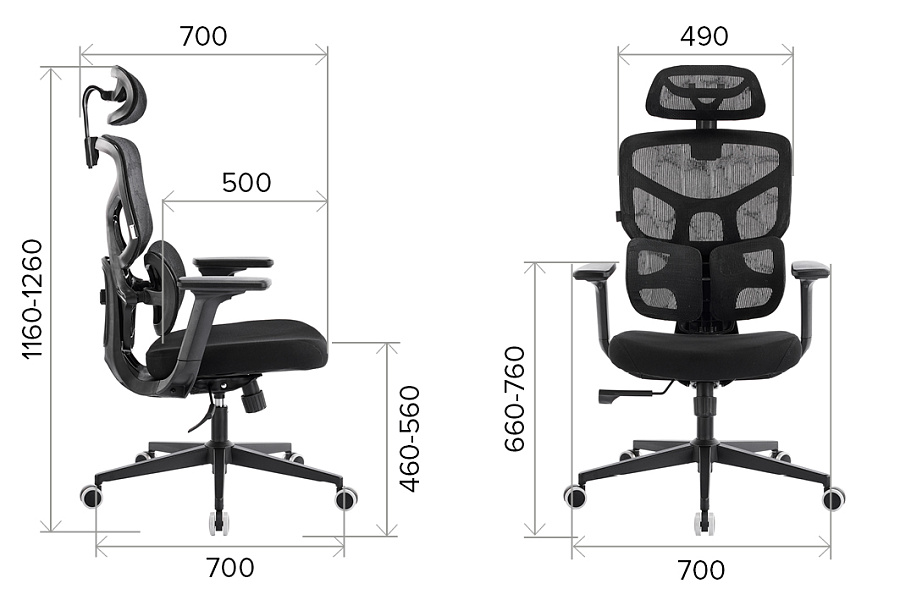 фото Эргономичное кресло Everprof Omega Grey Сетка