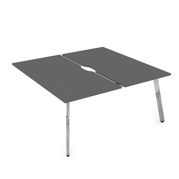 картинка Стол системы Бенч, сдвоенный, на 2 рабочих места - конечный ARREDO 10БДКВ.285