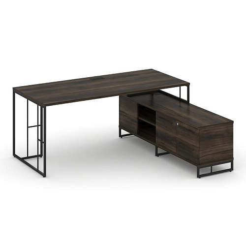 Стол руководителя на опорной тумбой Рифт Директ (RIFT DIRECT) RF.SRT-24 (R) 1580*1600*750