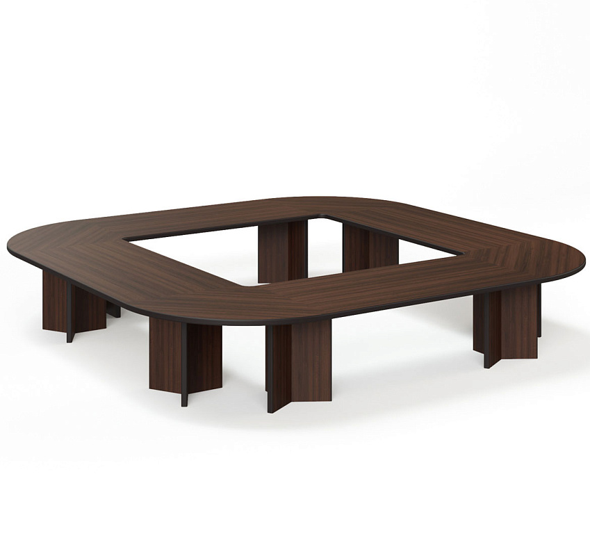 картинка Стол для переговоров 416х416 Tempio LEGNO Conference table 416x416 WA