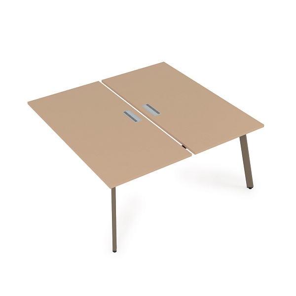 картинка Стол системы Бенч, сдвоенный, на 2 рабочих места - конечный ARREDO 10БДК.289