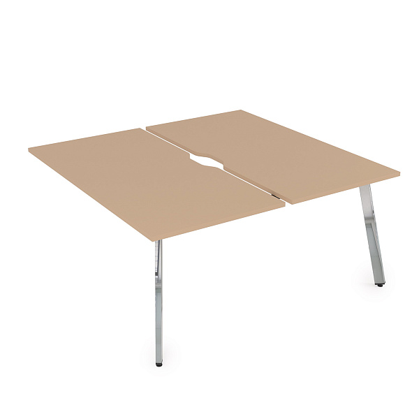 картинка Стол системы Бенч, сдвоенный, на 2 рабочих места - конечный ARREDO 10БДКВ.285