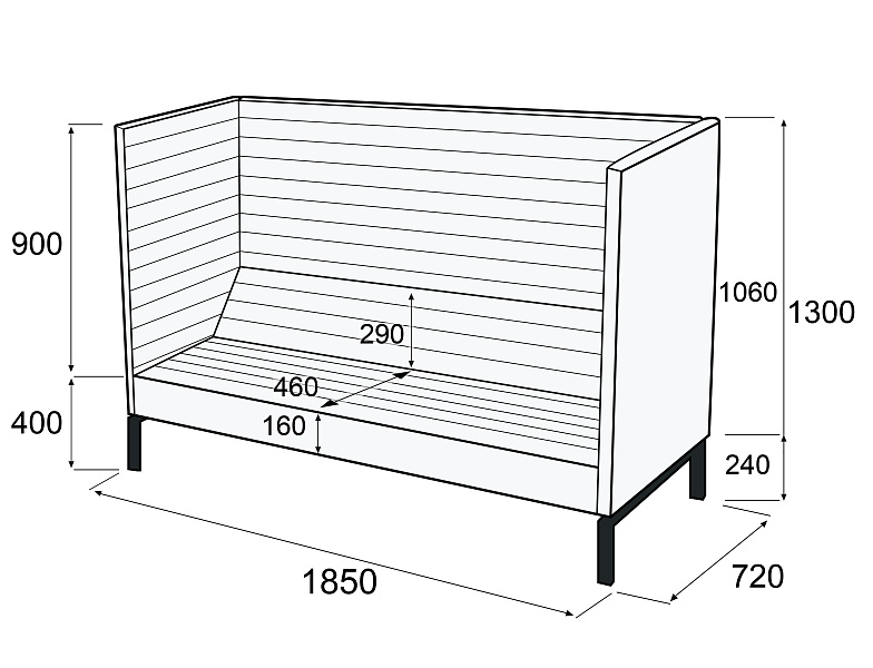 картинка Диван 3-х местный Гиперион Д3