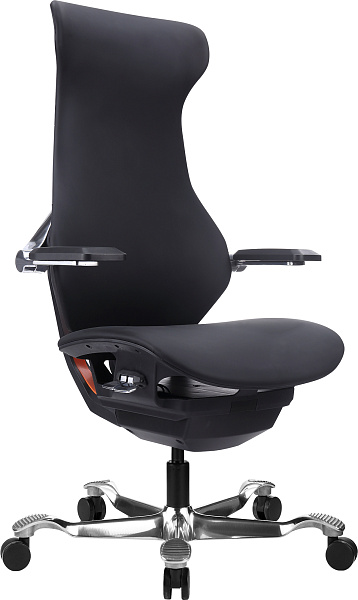 фото Эргономичное кресло Everprof Atom Black Экокожа