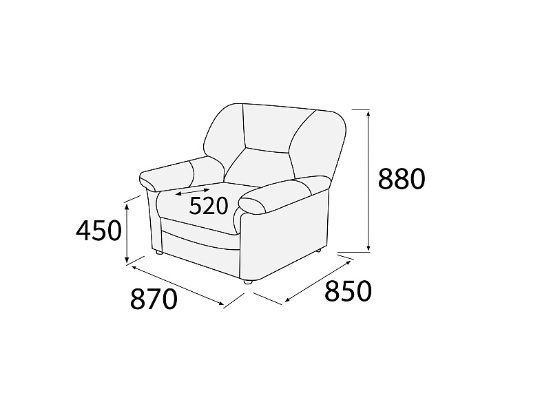 картинка Кресло Дельта Кр
