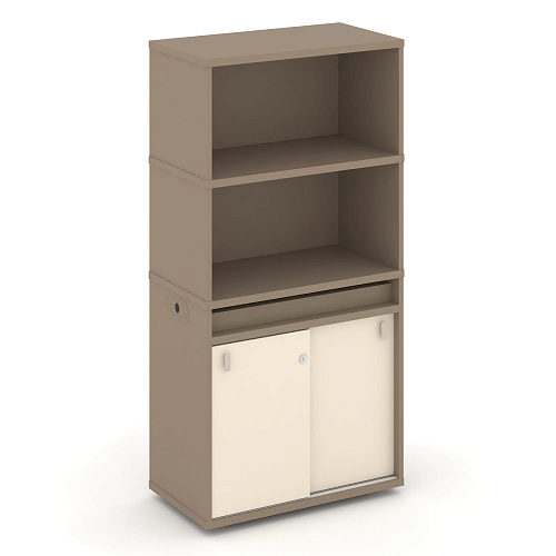 Тумба одиночная с надставкой высокой Estetica ES.NB.1V-3