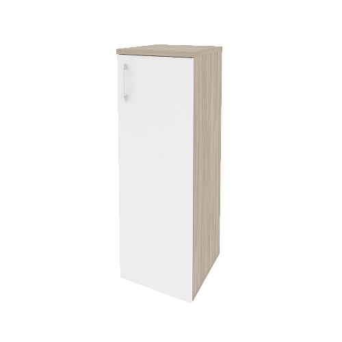 Шкаф офисный средний узкий правый (1 средний фасад ЛДСП) Оникс (ONIX) O.SU-2.3(R)