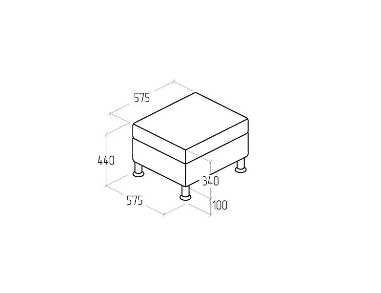 картинка Пуф Everprof Monro одноместный EV-MN-PF.01