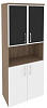 Шкаф высокий широкий Onix Direct O.ST-1.4R white/black