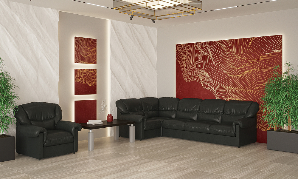 картинка Офисный диван Панорама